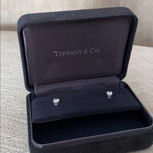 Tiffany & Co Diamond platinum studs, Value $3500